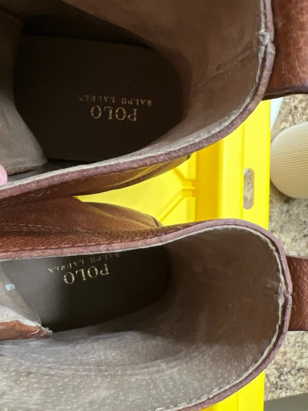 Polo Ralph Lauren rugged leather
